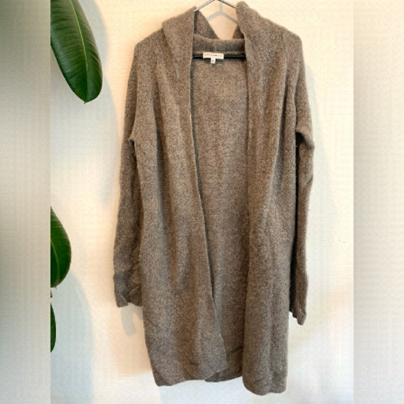 Aritzia Sweaters - Aritzia Community Hooded Open-front Cardi